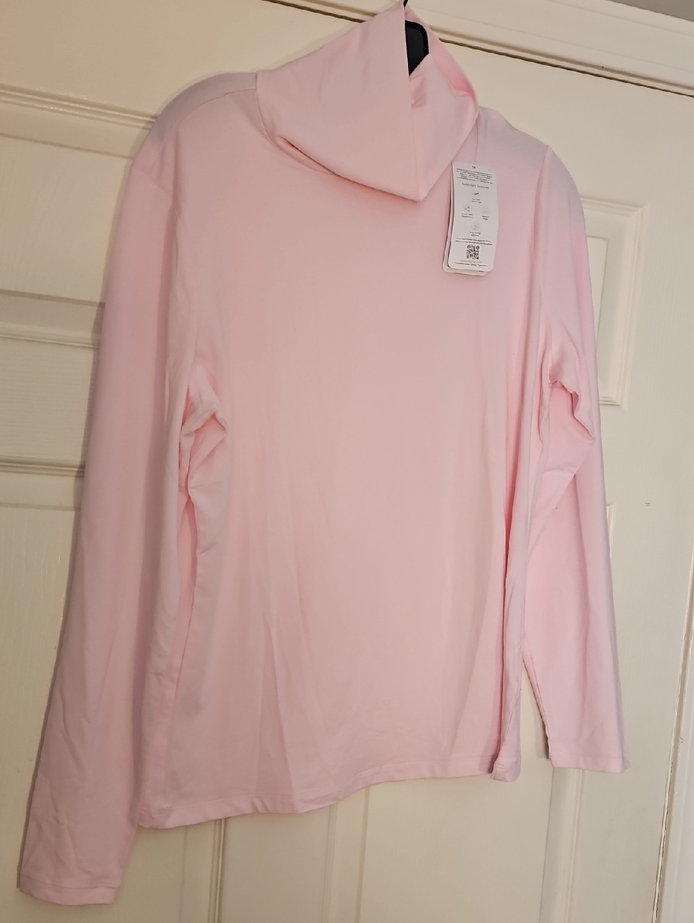 Lands' End Pink Fog Turtleneck